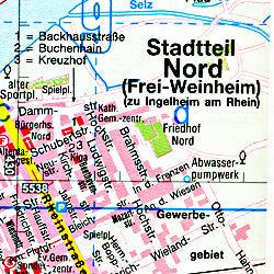 Koblenz and Rheingau Street ATLAS, Germany.