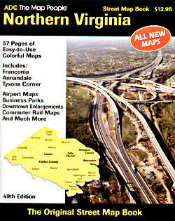 Virginia, Northern, Street ATLAS, Virginia, America.