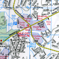 Prince William County, Street ATLAS, Virginia, America.