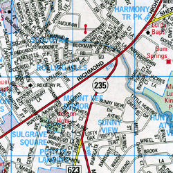 Virginia, Northern Regional, Street ATLAS, Virginia, America.