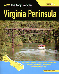 Virginia Peninsula Street ATLAS, Virginia, America.