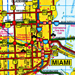 Florida Road and Tourist ATLAS, America.