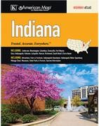 Indiana Tourist Road ATLAS, America.