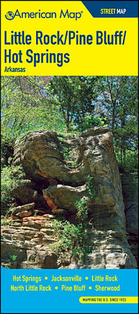 Little Rock, Pine Bluff and Hot Springs, America.