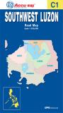 Luzon (Southwest) Road and Shaded Relief Tourist Map.