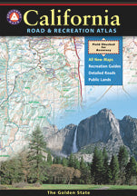 California Road and Recreation Atlas, America.