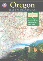 Oregon Road and Recreation Atlas, America.