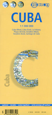 Cuba Road and Tourist Map.