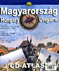 Hungary Tourist Road ATLAS with CD-ROM, Hungary.