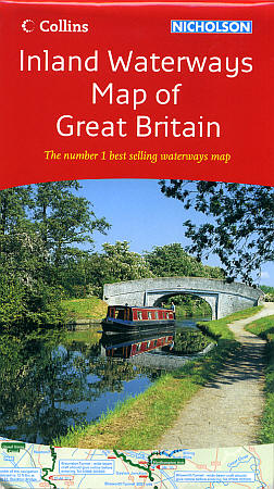 Great Britain Inland WATERWAYS Map.