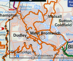 Great Britain Inland WATERWAYS Map.