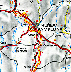 Cartographia France Road Map, Travel, Tourist, Detailed, Street.