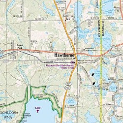 Florida State Road, Topographic, and Shaded Relief Tourist ATLAS and Gazetteer, America.