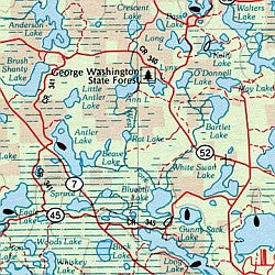 Minnesota Road, Topographic, and Shaded Relief Tourist ATLAS and Gazetteer, America.