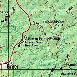 Missouri Road, Topographic, and Shaded Relief Tourist ATLAS and Gazetteer, America.