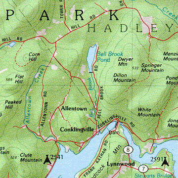 New York State Road, Topographic, and Shaded Relief Tourist ATLAS and Gazetteer, America.