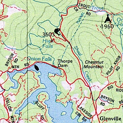 North Carolina Road, Topographic, and Shaded Relief Tourist ATLAS and Gazetteer, America.