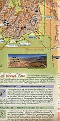 Grand Canyon "Water Proof" Road and Topographic Map.