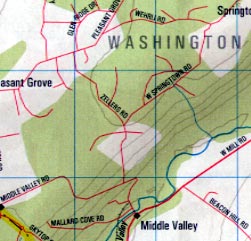 New Jersey Road, Topographic, and Shaded Relief Tourist ATLAS and Gazetteer, America.