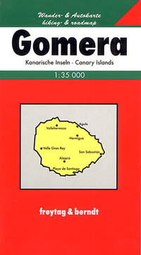 Carmera Map.pdf Gomera Island, Road and Shaded Relief Tourist Map, Canary Islands, Spa