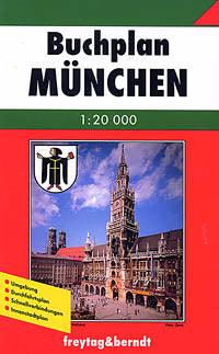 MUNICH Street ATLAS, Germany.