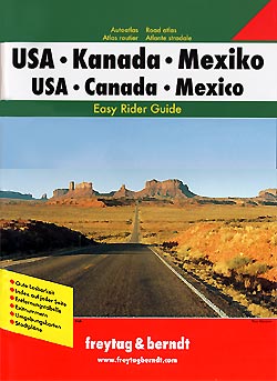 North America Road ATLAS for Canada, America, and Mexico.