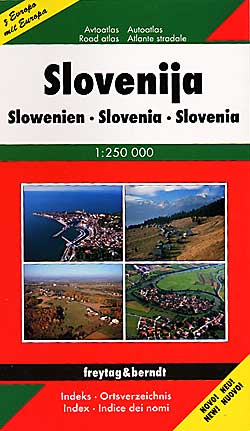 Slovenia Tourist Road Atlas.