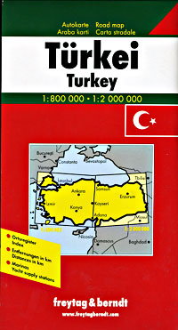 Sw Wa Turkey Map Turkey and Western Turkey, Road and Shaded Relief Tourist Map.