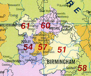 Great Britain "New Counties" Road and Tourist Map.