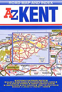 Kent County Road and Tourist Map.