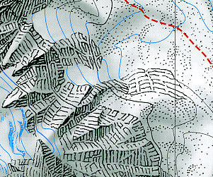 Island Peak, Road and Tourist Map.