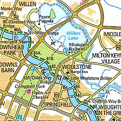 Grand Union Canal Map.