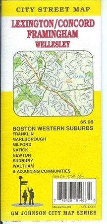 Lexington, Concord, Framingham, Wellesly, and Boston Western Suburbs, Massachusetts, America.