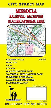 Missoula, Kalispell, Whitefish and Glacier National Park, Montana, America.