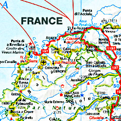 Europe Road and Shaded Relief Tourist ATLAS.