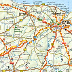 Europe Road and Shaded Relief Tourist ATLAS.