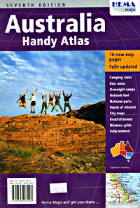 Australia Handy SPIRAL Tourist Road ATLAS.