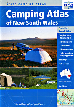 New South Wales Camping State, Tourist Road ATLAS, Australia.