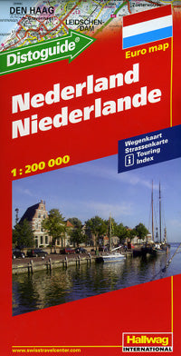 Netherlands Road and Tourist Map.