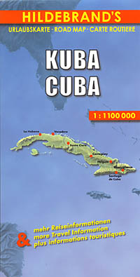 Cuba Road and Shaded Relief Tourist Map. – Great Journeys, Inc.