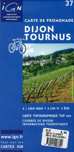 Tournus Map Dijon and Tournus Section.