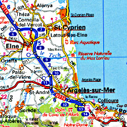 France Tourist Road ATLAS "Spiral".