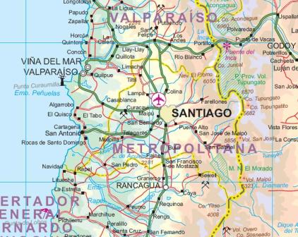 South America, Tourist Road ATLAS.