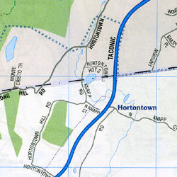 Putnam WALL Map, New York, America.