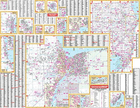 Port Huron WALL Map.