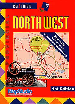 North West Easimap Road And Tourist Map South Africa north-west-easimap-road-and-tourist-map-south-africa