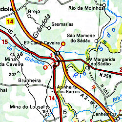 Spain and Portugal, Tourist Road ATLAS.