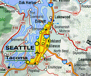 United States Road and Tourist Map.