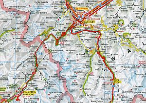 Alps "Spiral" Road and Tourist ATLAS.