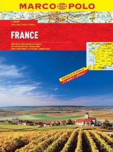 France "Spiral" Tourist Road ATLAS. 312pages.  Marco Polo edition.